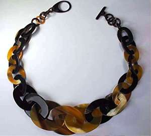 สร้อยคอเขาควายหรูหราสง่างามทำด้วยมือสไตล์โมเดิร์นทรงสี่เหลี่ยมคางหมูหรูหราเครื่องประดับหรูหราชุดของขวัญส่วนตัว - Product Image 4