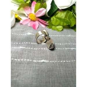 Travis Jim Romantic Fashionable <b>Ring</b> Lapis & Sterling Silver <b>Adjustable</b> Bezel Set Gift with Natural Gemstones - Product Image 4