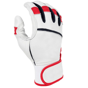 Guantes de Bateo de Béisbol para Adultos - Palma de Cuero de Oveja, Transpirables, Flexibles, Reforzados en el Dorso, Cierre de Gancho y Bucle - Product Image 2
