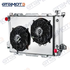 Ventilador de cubierta de radiador de 4 filas GTGMOTO para Ford <span class=keywords><strong>Bronco</strong></span> F150 F250 F350 4.9L L6 1985-1997 - Product Image 1
