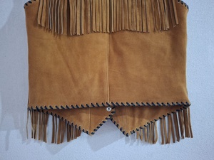 เสื้อกั๊กขอบวัวแขนกุดสำหรับผู้ชายแนวสตรีทสำหรับผู้ชายเสื้อหนังด้านนอกผลิตตามสั่งเสื้อกันลมแบบใช้ได้สองด้าน - Product Image 6