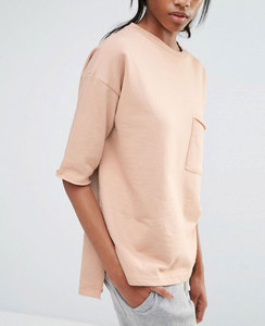 T-shirt graphique pour femme en coton épais de qualité supérieure, service de fabrication décontracté, impression et emballage personnalisés - Product Image 1