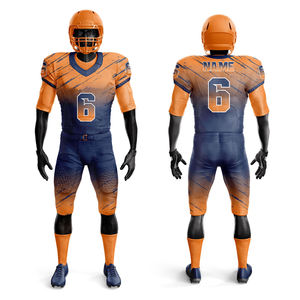 Uniforme de football américain brodé de sublimation complète Maillot de football américain Uniforme de football américain pour enfants - Product Image 2