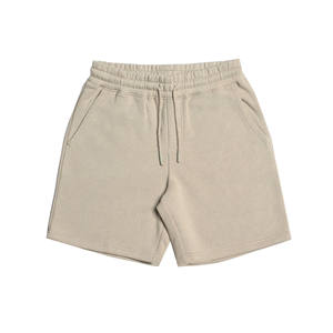 กางเกงขาสั้นลำลองผู้ชาย ดีไซน์ใหม่ ผ้าฝ้าย 100% สวมใส่สบาย ทนทาน เอวกลาง ลายเรียบ แห้งเร็ว ระบายอากาศดี บริการ OEM - Product Image 1