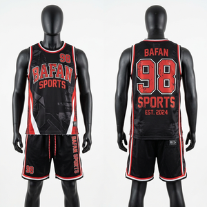 100% cotton T-<b>shirt</b> for men loose fit Premium <b>polyester</b> mesh 180 GSM baseball jersey and shorts set beige black sublimation - Product Image 6