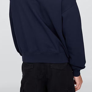 <b>Hoodie</b> For <b>Men</b> <b>With</b> Solid Color High Quality Material And Kangaroo <b>Pockets</b> <b>With</b> Full Sleeves Design Customized Logo Ribbed Cuffs - Product Image 6