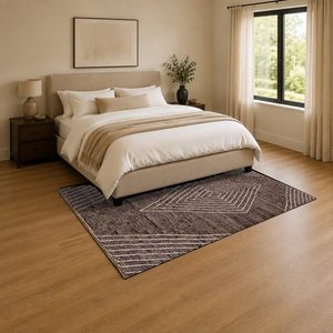 RUGS DEPOT LXDP-0966 Wholesale Terracotta Gold Modern Vintage Digital Printed Machine Washable Chenille Area Rug Non <b>Slip</b> - Product Image 3