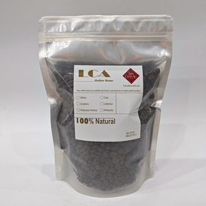 Bolsa 500g Top Ventas Lam Chan Au Coffee Arabica Granos de café tostados Venta al por mayor Servicio OEM/ODM Hecho en Vietnam Original Taste - Product Image 5