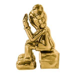 Sculpture en laiton faite à la main Tortue Sculptures en aluminium Décoration de table abstraite Figurines de bar Sculpture personnalisée - Product Image 3