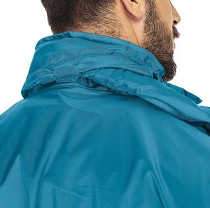 Commerce OEM personnalisé coupe ample goutte épaule à capuche perlé coton rembourré coupe-vent veste pour hommes 2025 - Product Image 3