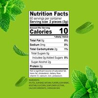 100% Xylitol 90g une bouteille DC24 chewing-gum saveur menthe verte chewing-gum