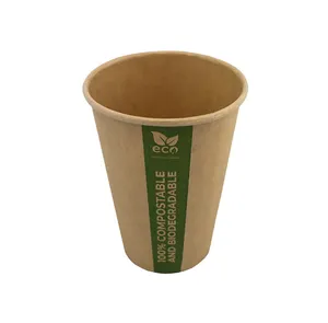 Hot and Cold Drinks Serving Good Quality Wholesale 210ml Compostable & Recyclable PLA Coated Paper Cup for Sale