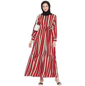 Produit de marque 2026 Nouvelle conception Vêtement de l'Aïd Islamique Élégant Modeste Robe musulmane sur mesure pour femmes Polyester Haute qualité Vintage - Product Image 2