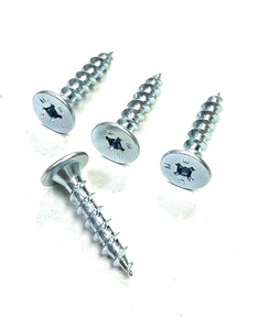 Tornillos de clip de cabeza de oblea plana de acero estándar ISO Tornillos de clip de costura de perfil bajo con acabado Chapado en zinc medido en pulgadas - Product Image 6