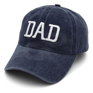 หมวกวันพ่อที่ดีที่สุดสำหรับคุณพ่อ พร้อมดีไซน์ปักลายด้านหน้าตามสั่ง และทรงปีกโค้งแบบคลาสสิก - Product Image 2