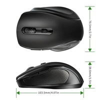 Souris de jeu sans fil 2,4 GHz en gros, accessoires pour ordinateurs portables et de bureau – Nouveauté incontournable