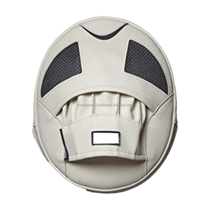 Pads de frappe en cuir de vachette personnalisés, confortables, pour la boxe, gants de frappe, équipement d'entraînement professionnel MMA, toutes saisons, vente en gros - Product Image 1