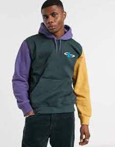 Men's Polyester <b>Hoodie</b> with Face Fleece and <b>Fur</b> Pullover Style - Product Image 6