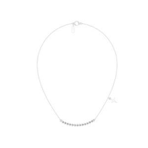 Elegante collar con abalorio de Estrella de Plata de Ley 925, 13 piedras, colgante de barra de moissanita de 0,20 quilates, regalo de joyería fina chapado en rodio - Product Image 1