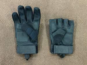 Gants de chasse Logo personnalisé imperméable coupe-vent anti-coupure gants demi-doigts durs gants de chasse en plein air - Product Image 5