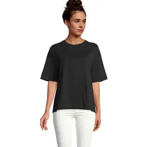 Camiseta Holgada para Mujer, Estilo Cuadrado, Mercancía Sostenible - Product Image 5
