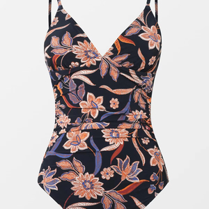 New Design Competition Swimwear Solid Color Swimming Suit Women Swim Wear Print Ladies One Piece Suit For Sale - Product Image 1