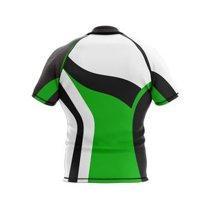 เสื้อรักบี้ผ้าฝ้ายแขนครึ่งเดียวสำหรับผู้ชายและผู้หญิงเสื้อรักบี้สไตล์วินเทจ - Product Image 2