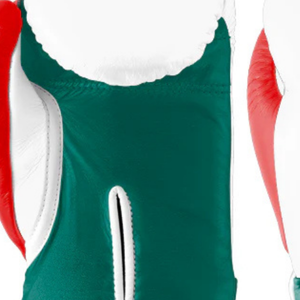 Professional White Green <b>Red</b> Leather Boxing <b>Gloves</b> Velcro Wrist Training Sparring <b>Gloves</b> for Men and Women - Product Image 5