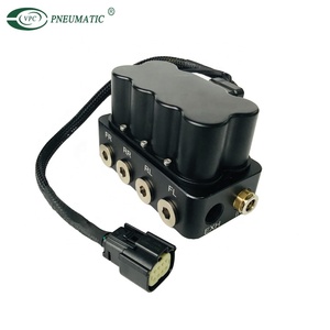 VUX-4F air Ride Suspension Valve Manifold with <strong>DOT</strong> <strong>Fitting</strong> - Product Image 3