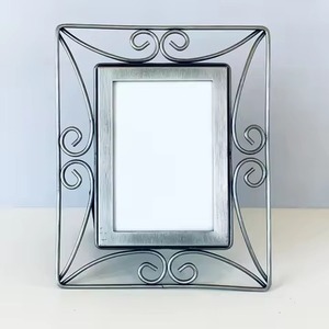 Modern Eco-Friendly Durable Square <b>Gold</b> Plated Metal <b>Photo</b> <b>Frame</b> for Home Office and Gifting Decor - Product Image 3