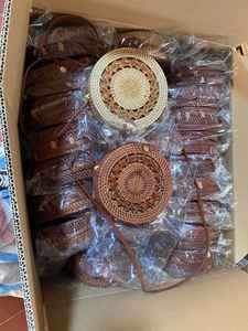 Handicrafts <b>Natural</b> Rattan <b>Bag</b>/ Hot Sale Picnic Rattan <b>Bag</b> Competitive Price - Woven Rattan Handbag - Product Image 5