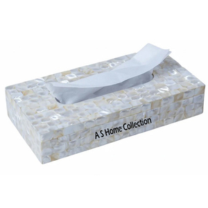 Premium Quality Desktop Metal Stainless Steel <b>Mother</b> of Pearl Tissue Box Luxury Style Restaurant Cafe Home Table <b>Decoration</b> - Product Image 2