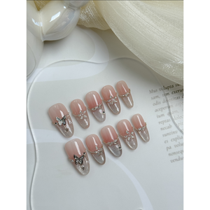 Uñas Postizas Silver Wings, Decoración Elegante y Duradera para Arte de Uñas - Product Image 2