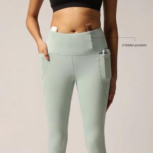 Leggings de Yoga Personalizados al por Mayor para Mujer, de Cintura Alta, Suaves, Elásticos, de Secado Rápido, Sin Costuras, Ropa Deportiva Cómoda para Entrenamientos - Product Image 4