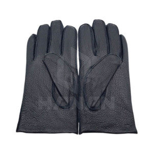 Guantes de conducción de cuero transpirables cómodos con logotipo personalizable con función de pantalla táctil de alta calidad para uso en invierno al aire libre - Product Image 5