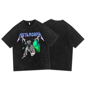 T-shirts à manches courtes 100% coton personnalisés en gros Design imprimé élégant durable et à la mode pour les hommes - Product Image 4