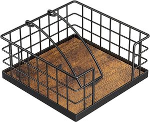 Best Sale Metal <b>Wire</b> <b>Basket</b> Napkin Holders for Kitchen Home Dining Room Tables - Product Image 5
