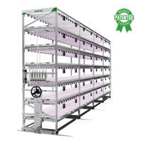 Système de culture hydroponique vertical intérieur NFT de vente chaude supports de culture à plusieurs niveaux hydroponique verticale agricole pour la laitue