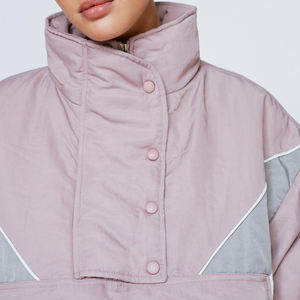 Veste Coupe-Vent Personnalisable Bleu Cobalt à Col Zip pour Homme, Tissu Performance, Manches Longues, Culotte Active à Panneaux Blocs - Product Image 6