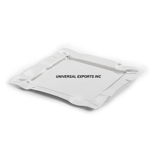 Plateau à chocolat carré en acier inoxydable fait à la main de haute qualité poli miroir plateau à chocolat fantaisie élégant et décoratif - Product Image 1