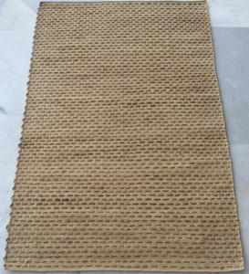 Alfombra de yute de gran tamaño ecológica tejida a mano, tejido plano de estilo nórdico moderno para uso interior en el hogar, juego de alfombras de área a precio de fábrica - Product Image 1