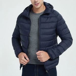 Wholesale Men's Quilted Puffer Jacket Hooded Winter <b>Warm</b> Lightweight Casual Down Coat Custom OEM Winter Outerwear - Product Image 3