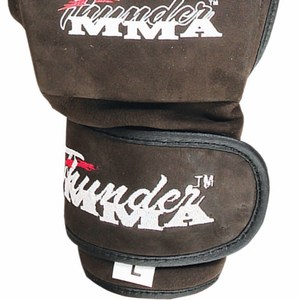 ถุงมือหนังครึ่งนิ้วแบบกำหนดโลโก้เองสำหรับการฝึก MMA ถุงมือชกมวยระดับมืออาชีพ ผู้ผลิต OEM ในปากีสถาน - Product Image 4