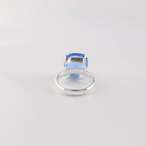 Pierre précieuse ovale en citrine certifiée IGI 1,40 carat Argent 925 Sterling Fait main Bague de fête pour femme Pierre de naissance de décembre Cadeau - Product Image 2