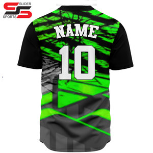 Jersey de béisbol de alta calidad personalizado al por mayor para hombres uniforme de béisbol cómodo y camisa de béisbol absorbente de sudor - Product Image 2