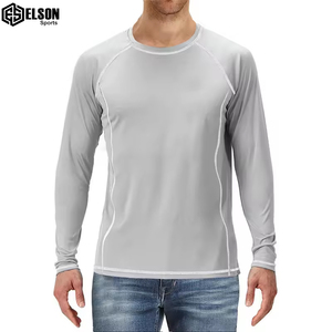 Top vente respirant 100% Polyester à manches longues UV Protection solaire Sublimation T-shirt pêche T-shirt et ensemble court pour garçon - Product Image 1