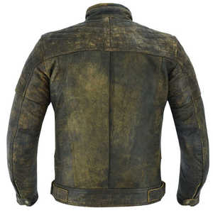 New Arrival Men's Lightweight Winter Breathable <b>Genuine</b> <b>Leather</b> <b>Jacket</b> High Quality Outdoor Quick Dry Customizable Full Sleeve - Product Image 4