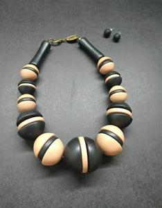 Letest New Arrival Vintage Style Resin Beads Pendent Wedding Bridal <b>Necklace</b> Jewelry Set for Women Direct Factory Price - Product Image 6