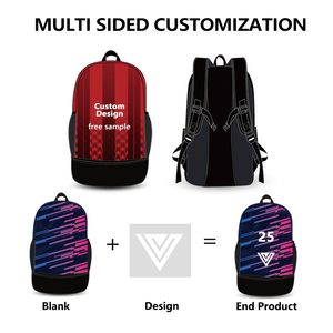 Nylon Polyester Basketball Team Backpack Sports Gym Bag Letter Luxury Customizable Large Capacity <b>Shoe</b> Travel Outdoor Durable - Product Image 5