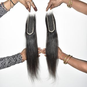 Nouvelle marque indienne New Fashion cheveux humains Remy véritables fermetures HD extensions droites disponibles au prix de gros par exportation - Product Image 6